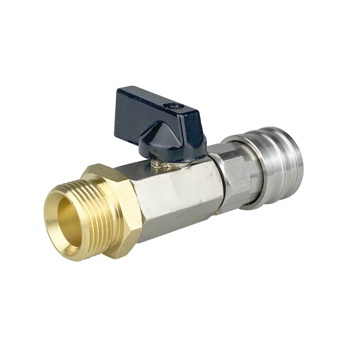 High Pressure Washer Ball Valve Kit 1/4" Quick Connector and M22 14mm for Power Washer Hose Switch On/off