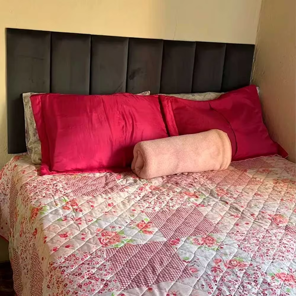 Single Double Bed Headboard Decorative Upholstered Adhesive Bed 1 Piece 60x20cm