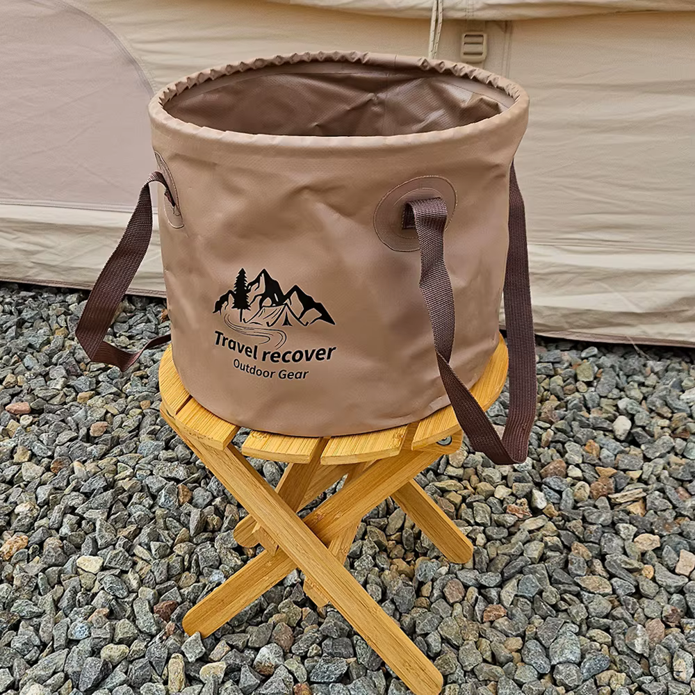 Camping Dockup Barket Portable Folding Trash 20L All-Use Basket Basket