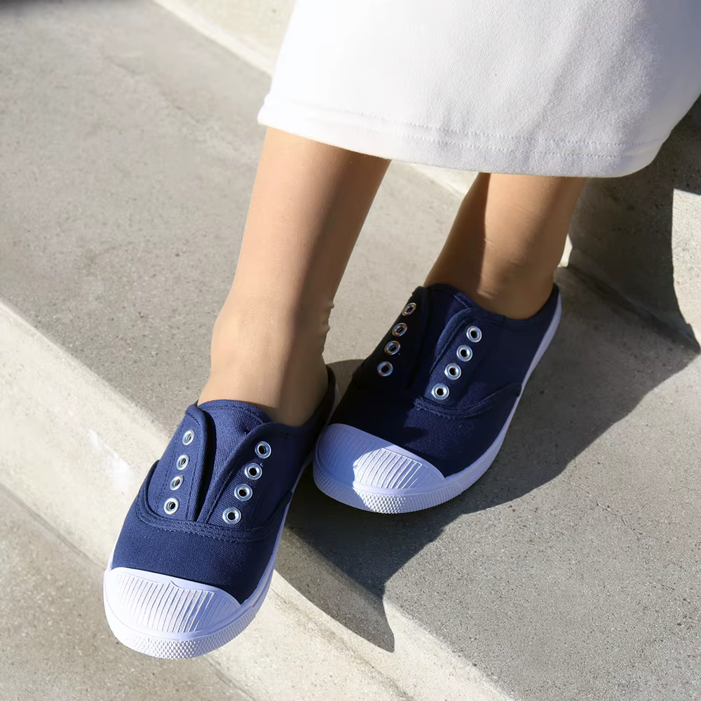 Women's Canvas Mule Sports Sleeper Slip-on Blooper Backless Nicker Slippers