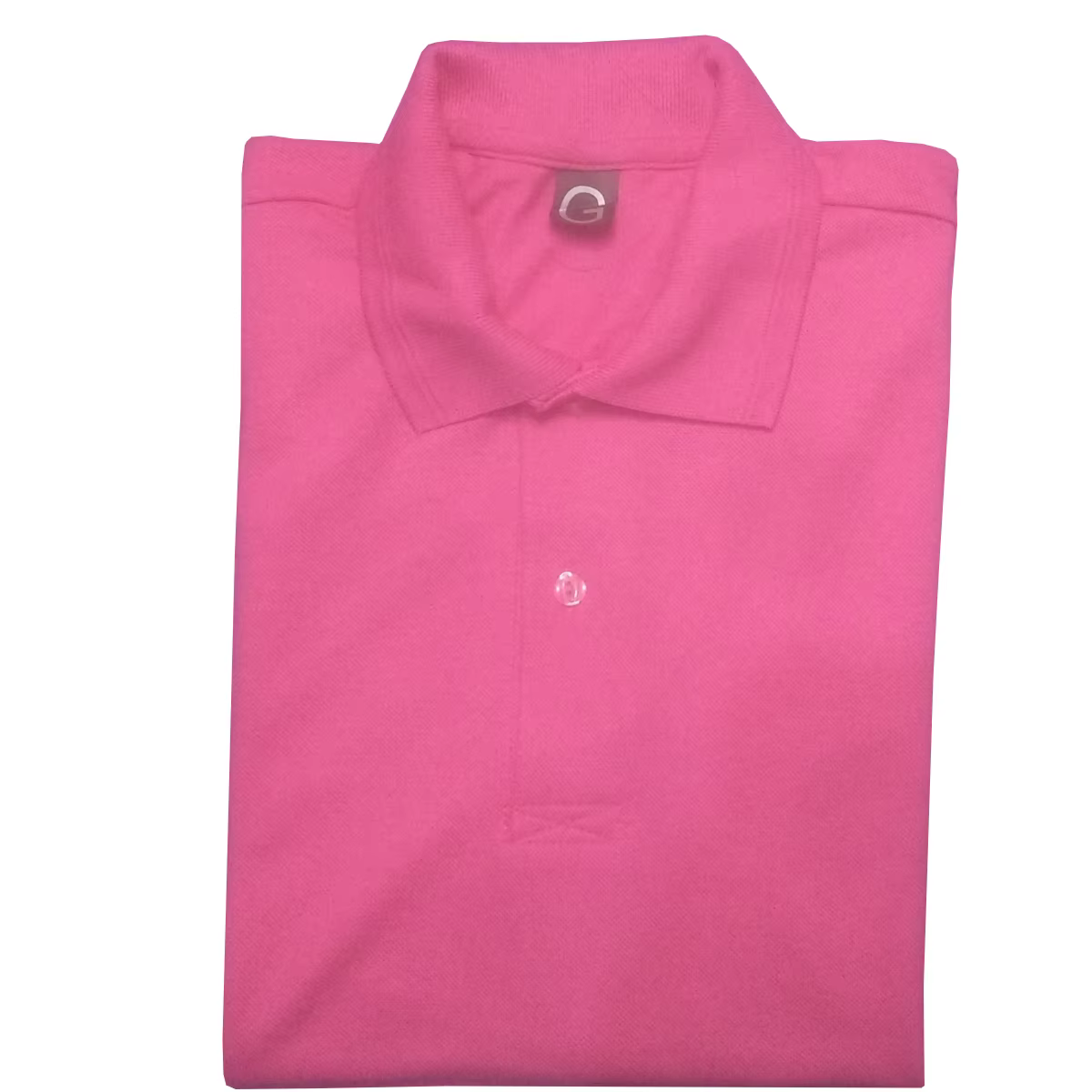 CAMISA GOLO POLO MASCULINA ROSA PINK LISA BÁSICA MANGA CURTA