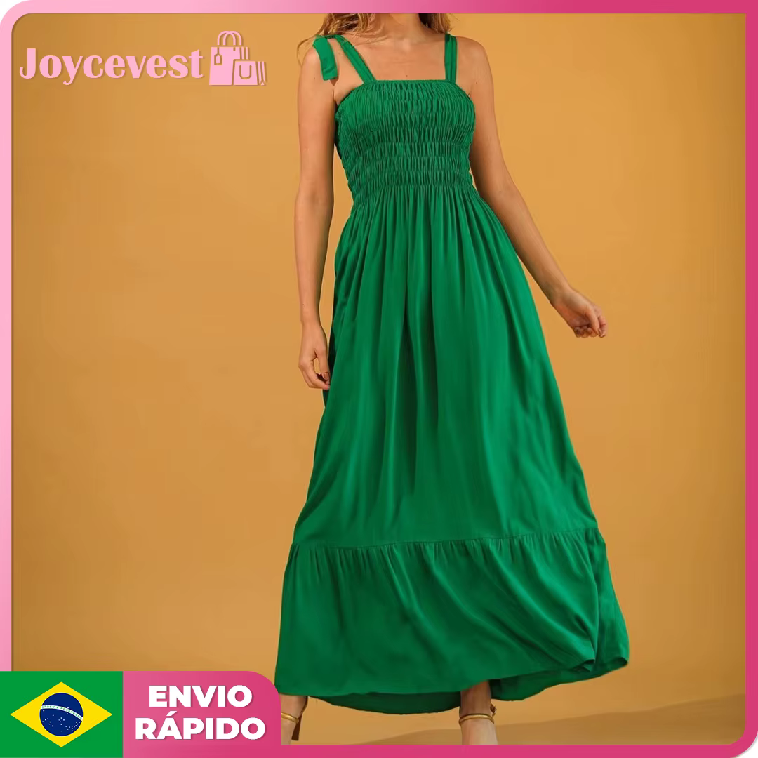 Long Dress In Lastex With Strap In Straps Tie More Colors