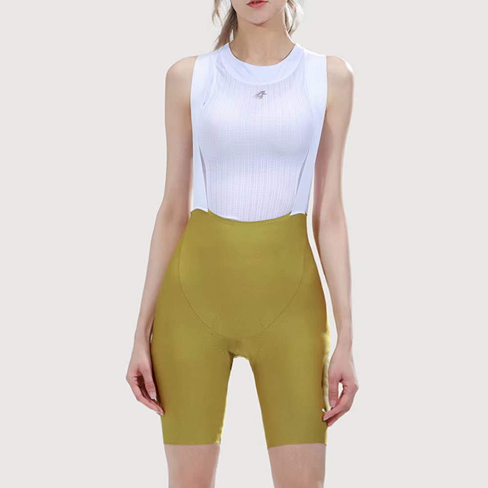 LMEDA BETA + Level Bib Short Riding Suit 2024SSS306 Women's Mustard