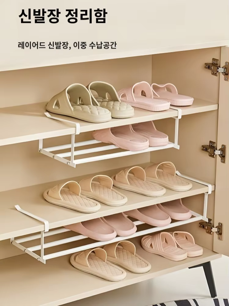 Hanging shoes rack shoe rack under shelf Folding shoe rack simple shoe rack hanging shoes indoor shoe holder storage rack shoe shoe holder umbrella