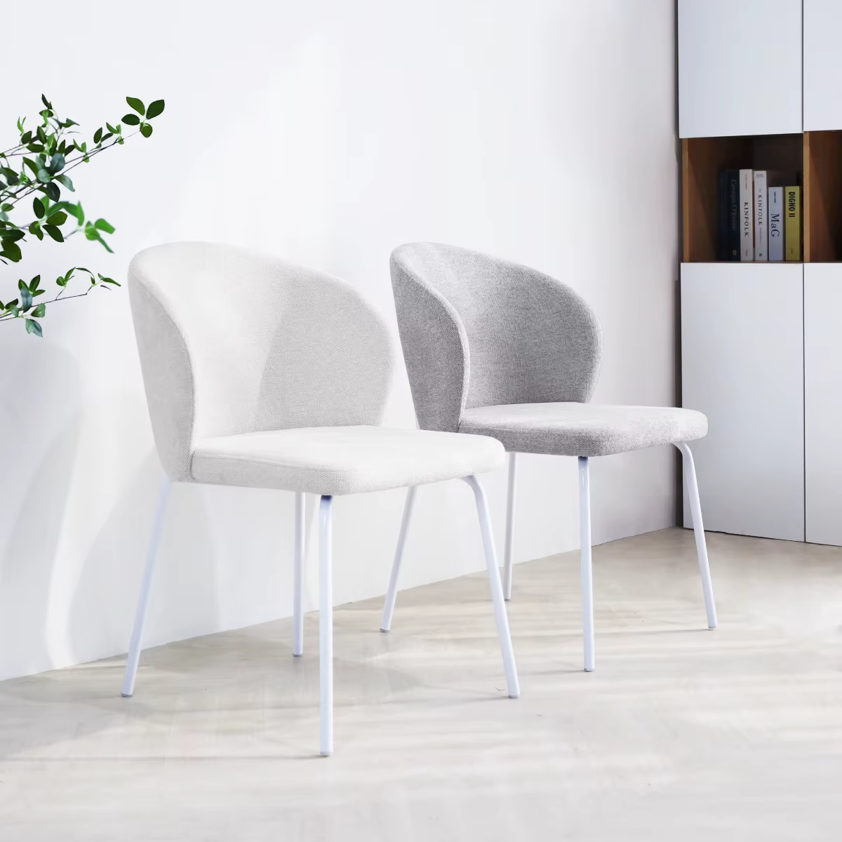 Scami cart will fabric dining table chair Meade Century Interior Cafe