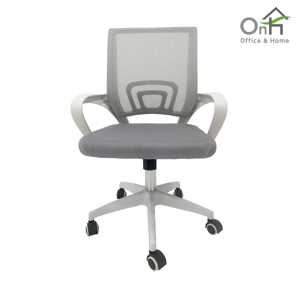 Click Mesh White Green Office Student chair