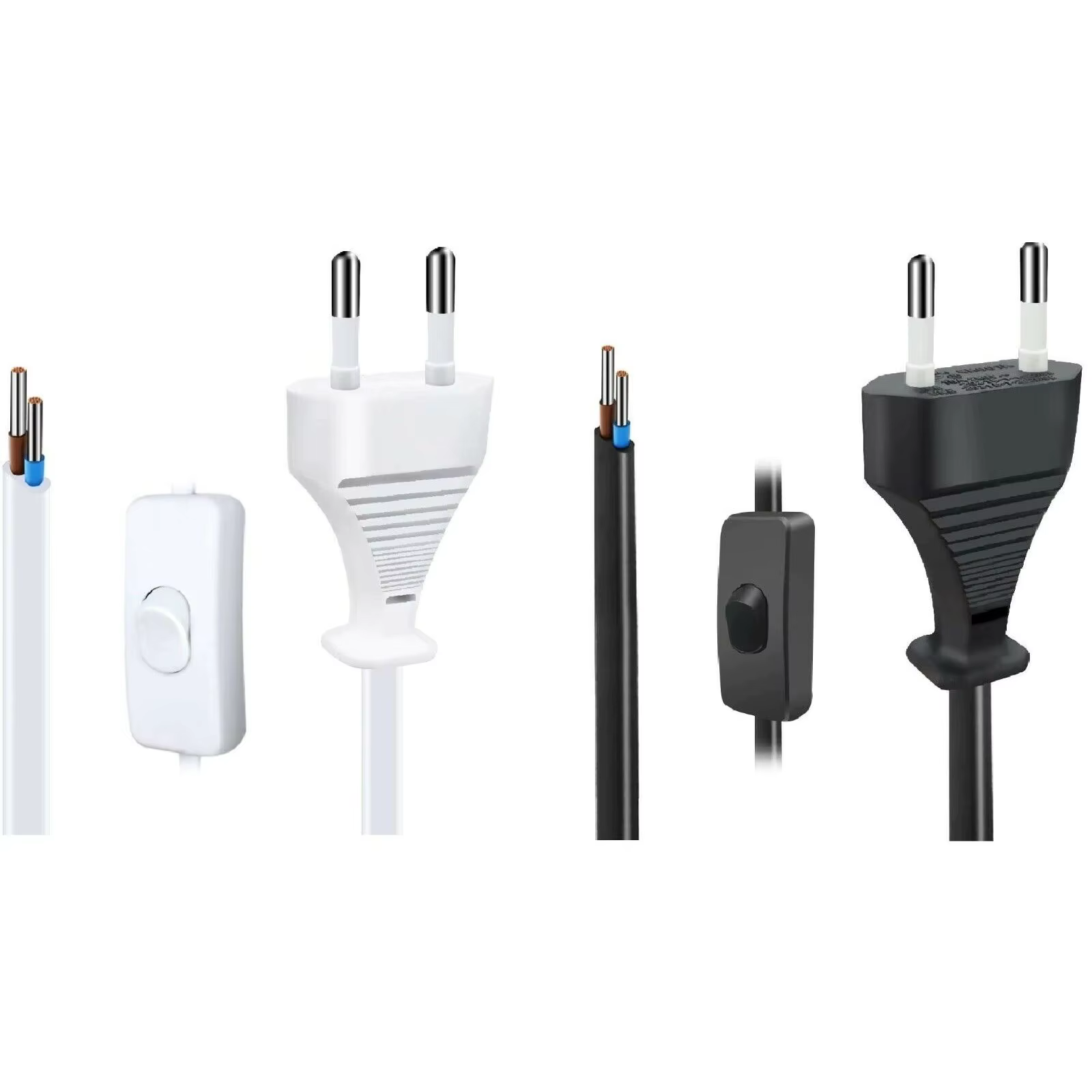 Cable de Alimentacion con Interruptor 1.5M,  2 * 0.75mm²