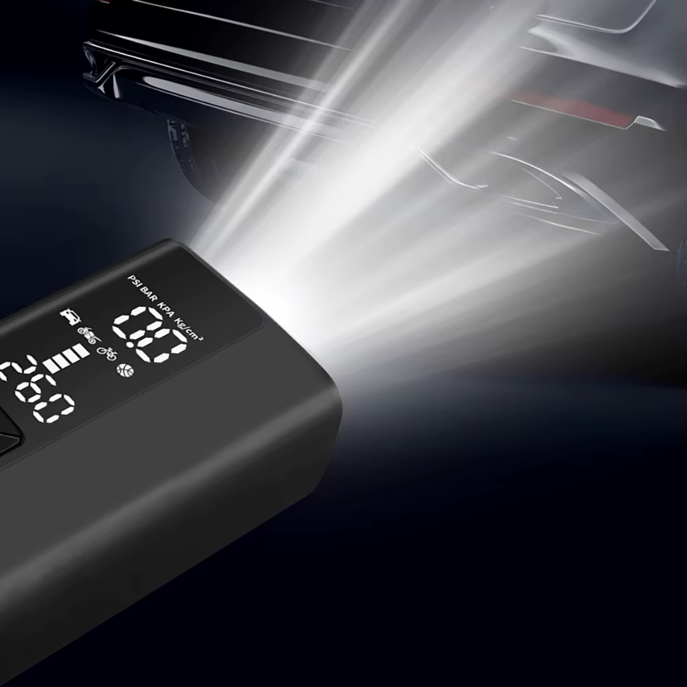 POLA Smart Wireless Air Puser Pressure Check Mass Capacity Bike tire motorcycle Air Pump