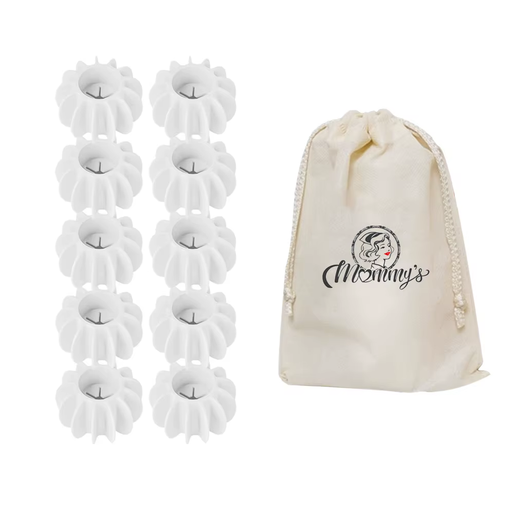 Mommy's silicone laundry balls 10pieces + storage pmore