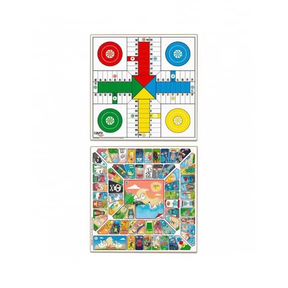 Cayro-wood and goose board-classic and elegant design-size 40x40-traditional game-cognitive development