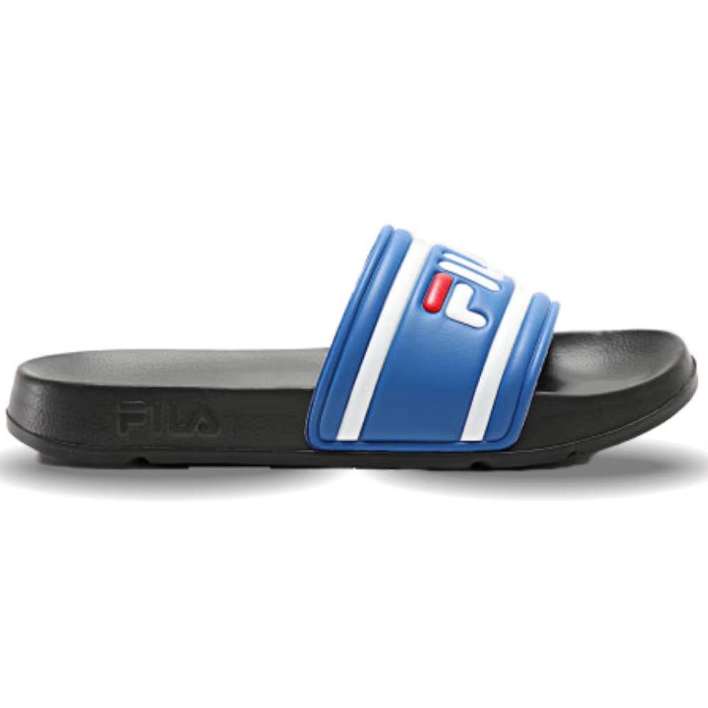 Flip flops man row nose black blue. Non-slip sole.