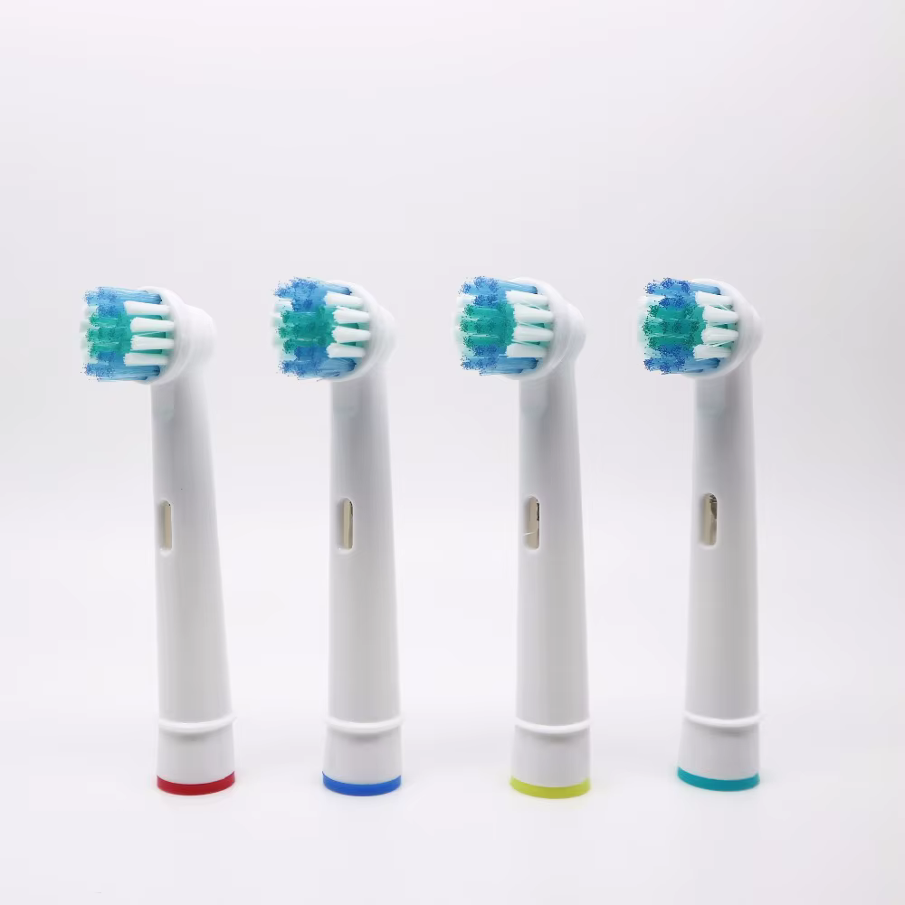 4X Replacement Brush Heads For Oral B Rotation Type Electric Toothbrush Pro Health/Triumph/ Advance Power/3D Excel/ Plak Control