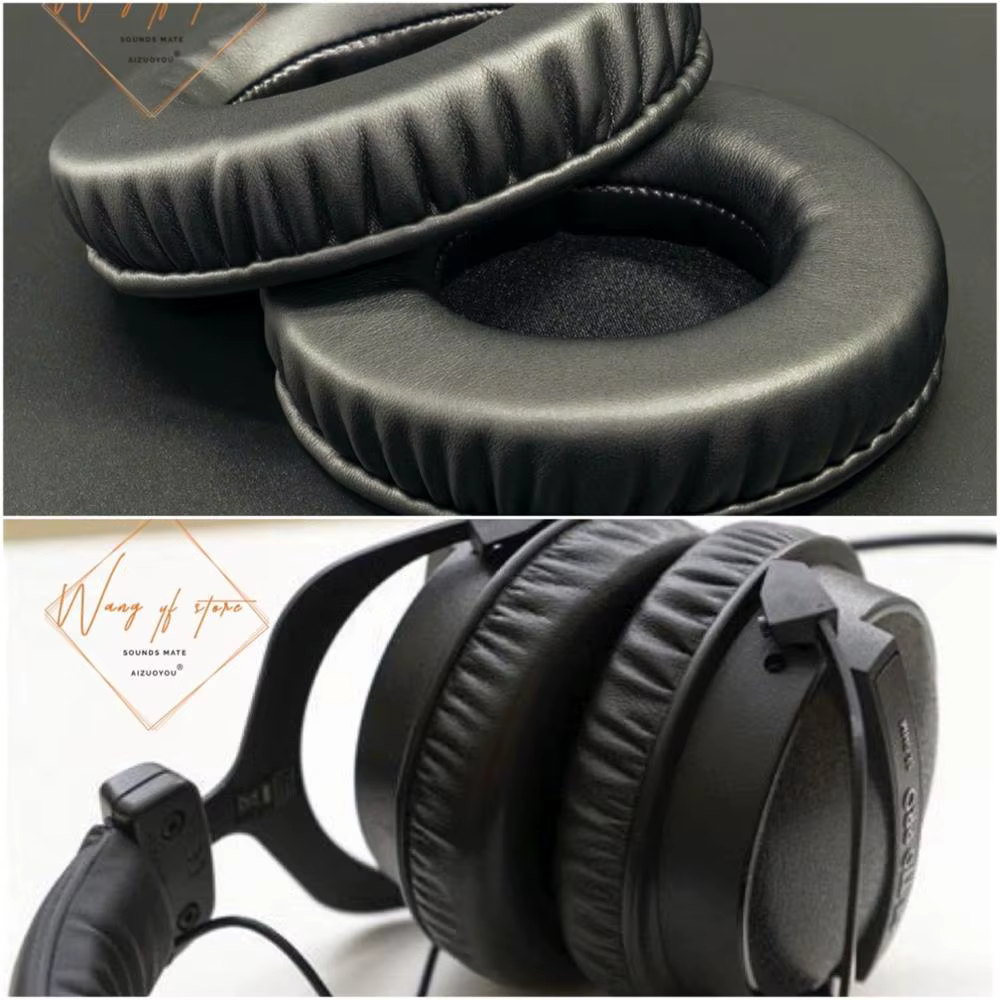 Soft Leather Ear Pads Foam Cushion EarMuff For Beyerdynamic DT 770 DT 770 Pro Headphone Perfect Quality, Not Cheap Version