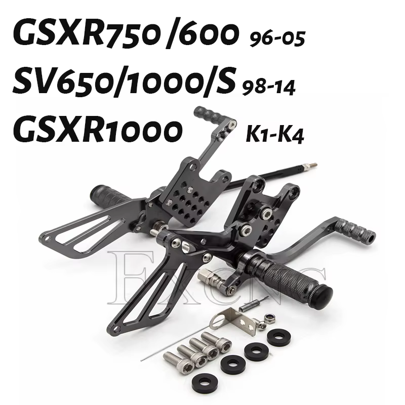 Quick Shifter Rearset Footrest Foot Peg Rear Set For Suzuki GSXR750 GSXR600 1996-2005 GSXR1000 K1-K4 SV650 SV650S SV1000 SV1000S