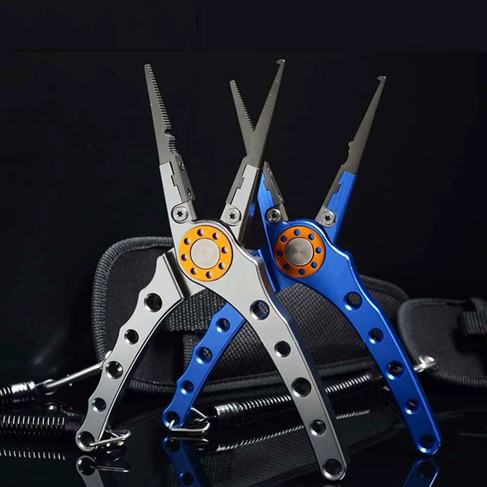 Fishing Pliers Aluminum Alloy scissors Hook Remover 150g 20CM Fishing Tools Line Cutter Multifunctional Knot Fishing Equipment