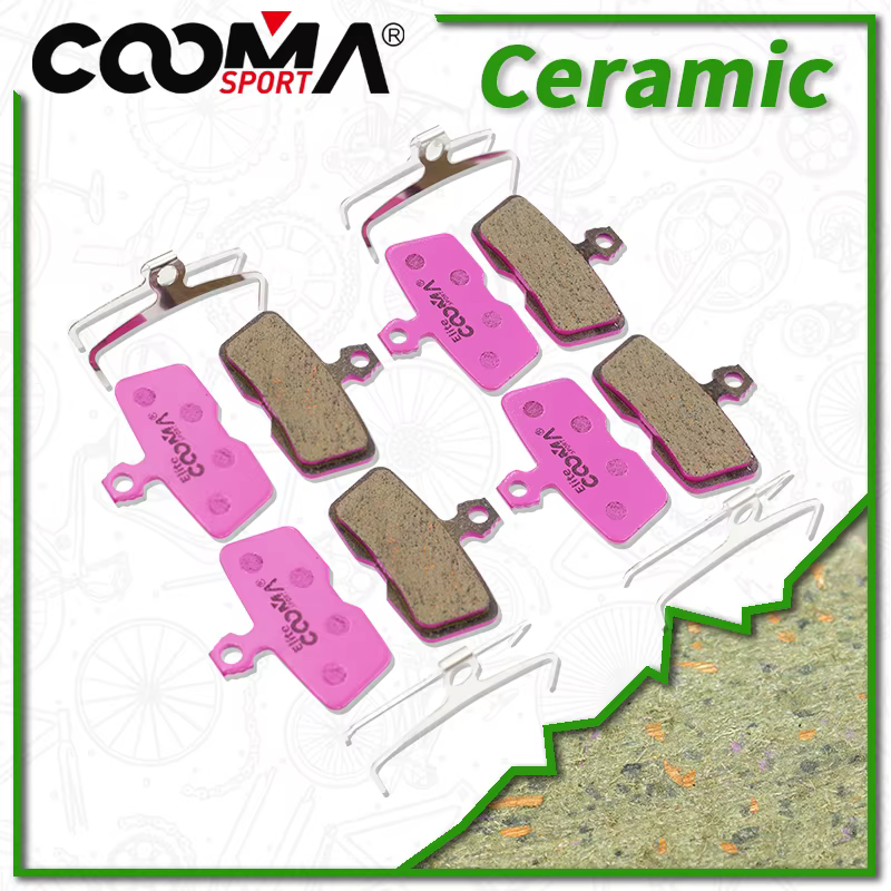 4 Pairs Ceramic Bicycle Disc Brake Pads for AVID Code R or for SRAM CODE R (2011 to Now) Calipers