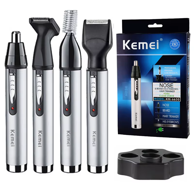 Kemei All in one grooming kit For Men Electric Shaver Hair Trimmer Ear,Beard,Eyebrow, Face Shaving Machine Rechargeable razor