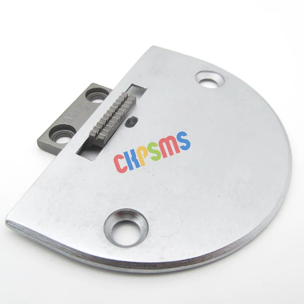 1SET #12438+12436 NEEDLE PLATE AND FEED DOG Compatible with  SINGER JUKI BROTHER+ SINGLE NEEDLE SEWING