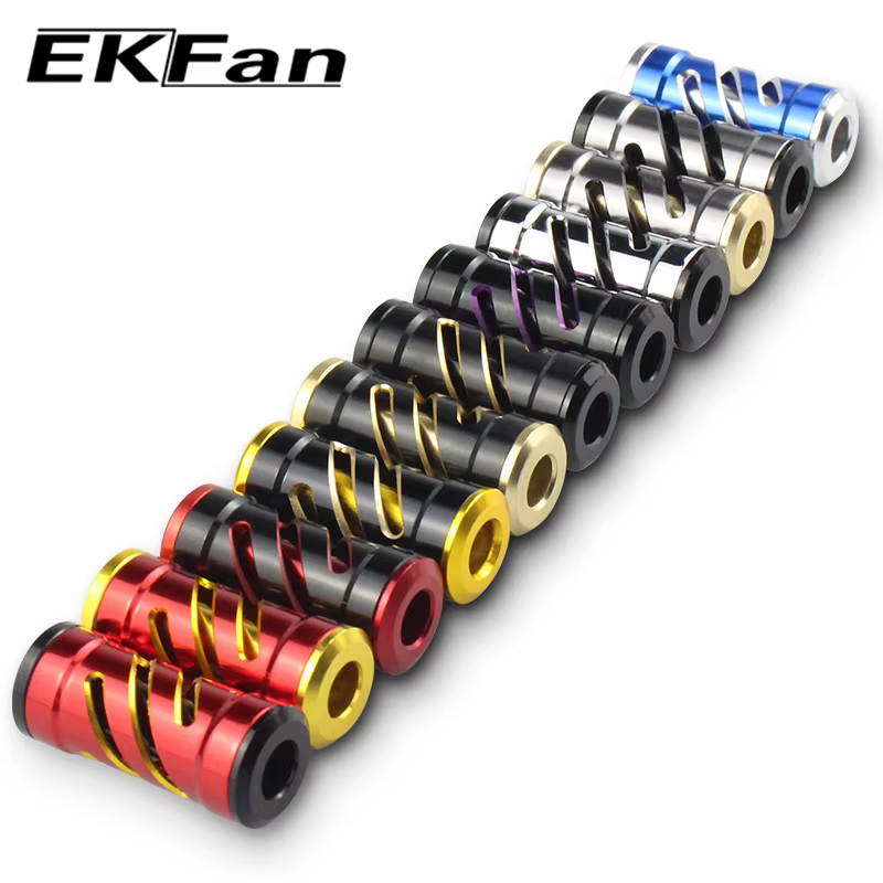 EKFan 2PC/set Aluminum Alloy Fishing Reel Handle Knob For DAI&SHI Bait Casting Reel modified parts Without bearing