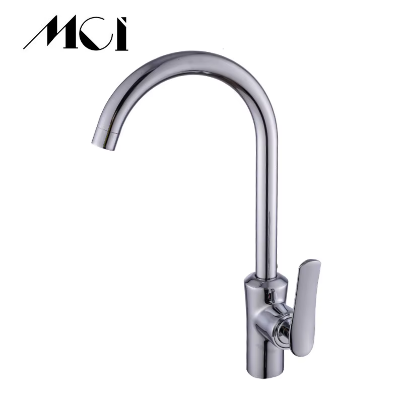 MCI Kitchen Faucets Brass Deck Mounted Mixer Tap 360 Rotation Hot and Cold Water Mixer Tap Crane For Kitchen Free shipping