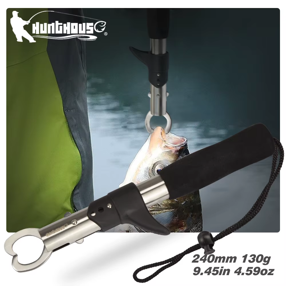 Hunthouse Fishing Lure Fishing Grip 240mm/130g ishing plier Lip grip Remove Hook Aviation aluminum fishing tackle for f Tackle