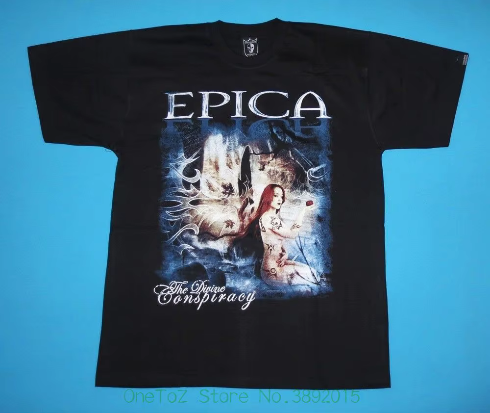 Summer Short Sleeves Fashion T Shirt Epica The Divine Conspiracy T-Shirt New