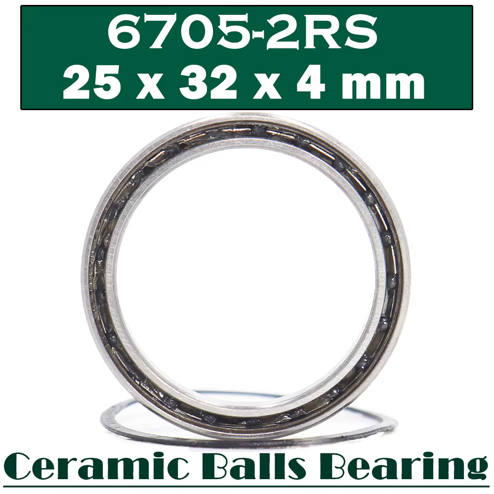 6705 Hybrid Ceramic Bearing 25*32*4 mm ( 1 PC ) Industry Motor Spindle 6705HC Hybrids Si3N4 Ball Bearings 3NC 6705RS