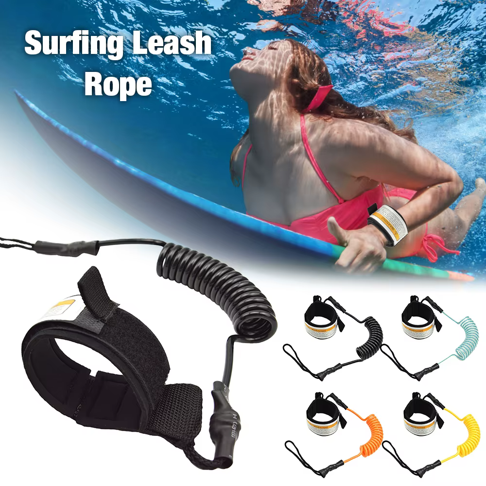 Surfing Kayak Leash Rope Boats Safety Paddle Stand Up Paddle Surfing Leash Safety Hands Ropes Surfboard Accessories
