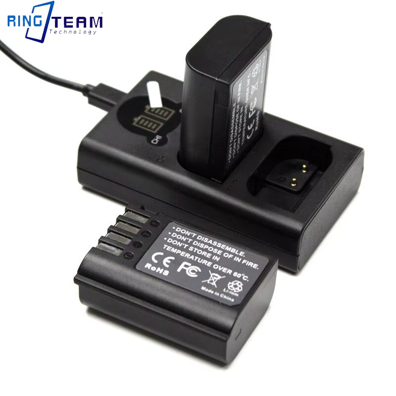 Lumix DC-S5 S5K DC-S5 DMW-BLK22 Dual Charger Camera Battery  LCD Display Suitable for Panasonic