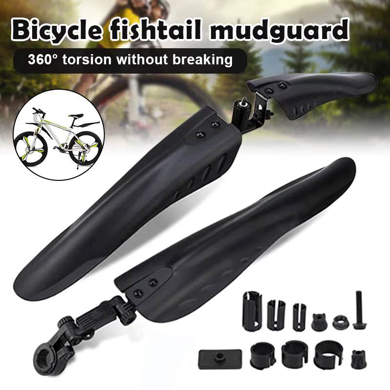Thicken Widen Bicycle Fenders Set, Bike Mudguard Set, Replacement Front and Rear Mudguard Set for Bike