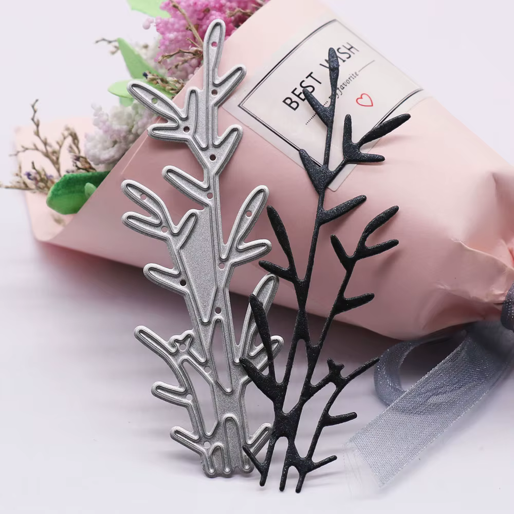 Grass Flower Metal Cutting Dies 2025 for Scrapbook Love Gita Album Paper Cards Decorative Crafts Embossing Folder Mold Die Cut