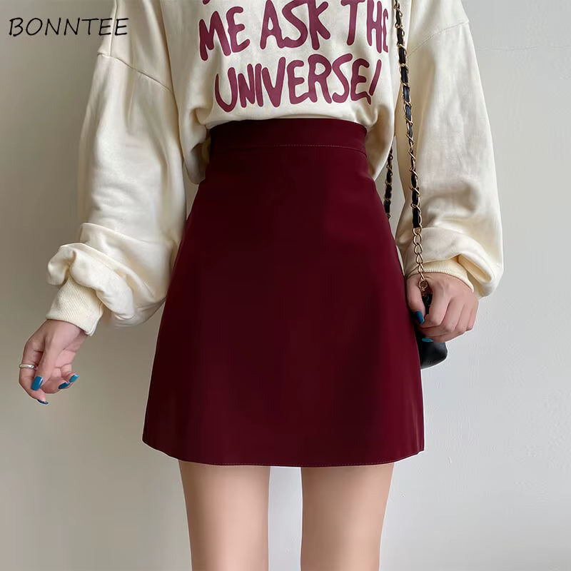 Skirts Women Retro Mini Bodycon Empire Popular All-match Ulzzang Summer Vintage Chic Temperament Charm Design High Waist Ladies