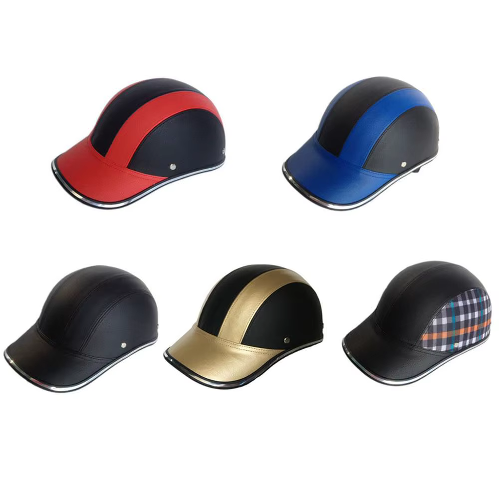 Cycling Helmet Baseball Cap Anti UV Safety Bicycle Helmets Adjustable Chin Strap MTB Skating Road Bike Helmet for Men Women