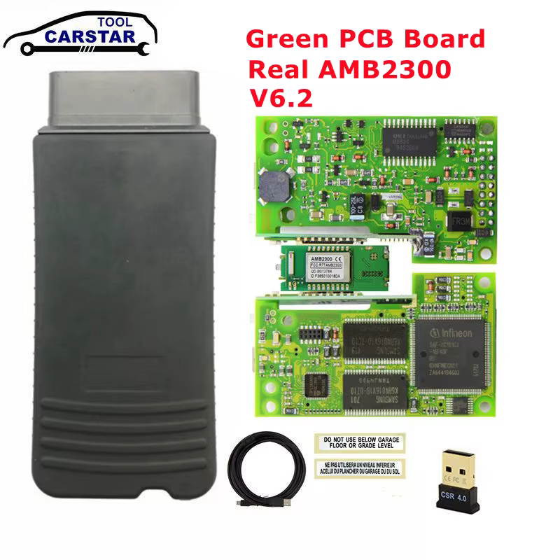 Professional Red PCB with AMB2300 Perfect 5054A Full Chip Original V7.2 5054 Bluetooth UCDS Buzzer Blue LED 5054A