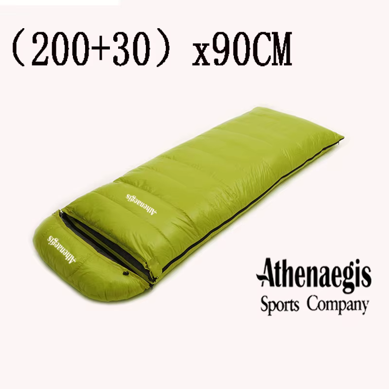 Large Size (200+30)x90CM White Goose Down 1200g/1500g/1800g/2000g Filling  Loose Adult Use Down Sleeping Bags