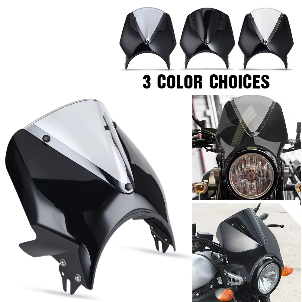 XSR700 Windshield Windscreen for Yamaha XSR700 XSR900 XSR 700 900 2018-2021 Wind Screen Shield Airflow Deflectors