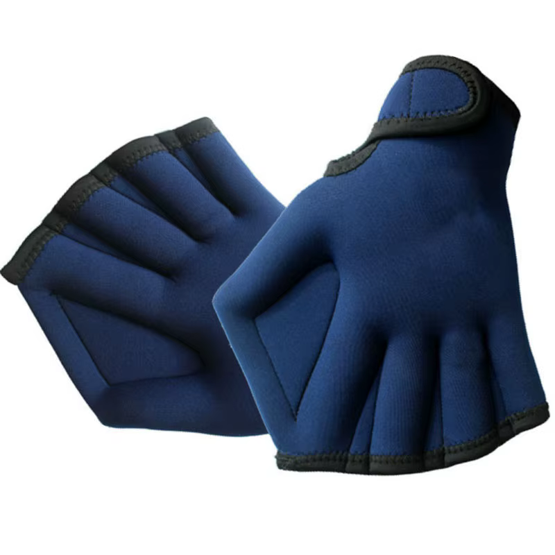 1 Pair 2MM Sphere Swimming Webbed Gloves Flipper Surfing Swimming Sports Paddle Training Fingerless Gloves SurfingTool