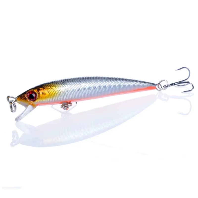 1pcs Minnow Fishing Lures 9cm 6.7g  Wobblers Crankbaits 3D Eyes Lifelike Floating Hard Bait Minnow Carp Fishing Pesca Tackle