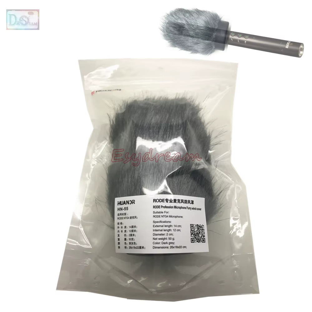 Professional Outdoor Furry Cover Windscreen Windshield Deadcat Muff for Rode NTG4 NTG 4 Microphone Mic Wind Shield