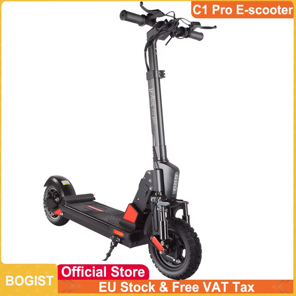 EU Stock BOGIST C1 Pro 10inch 48V 13Ah  500W Max Speed 45km/h Foldable Intelligent Screen Electric Scooter