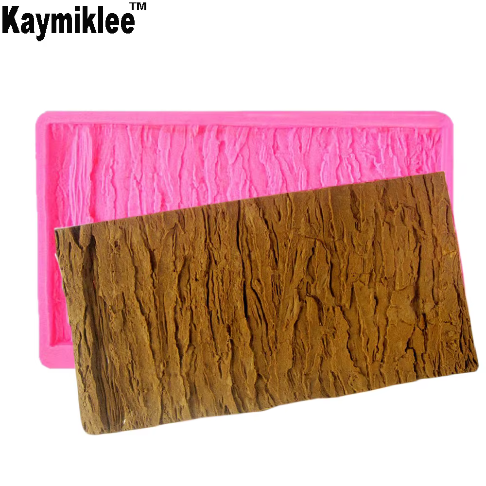 M475 Tree Bark Silicone Mold Fondant Mould Cake Decorating Tools Chocolate Gumpaste Mold, Sugarcraft, Chocolate Mold