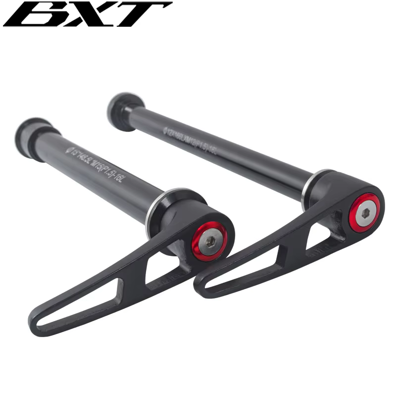 Bicycle Alloy Thru Axle Skewer, Quick Release Bucket Shaft Lever for MTB BMX Mountain Bike Aluminum Skewers, 100*15mm