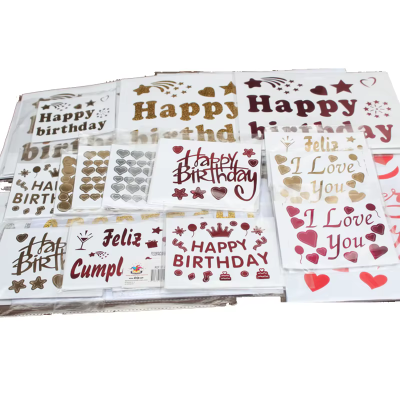 1pc Unicorn Balloon Sticker for Bubble Clear Helium Balloon Birthday Party Decoration Wedding Valentine's Day Baby Shower Party