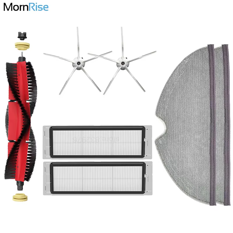 For Xiaomi Roborock S5 Max S6 S6 Maxv Accessories Spare Parts Vacuum Cleaner Replacement Kit Roller Brush HEPA Filter Mop Cloth