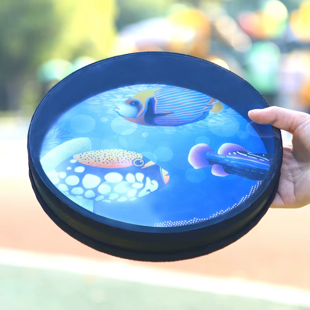 M MBAT Bead Hand Drum Ocean Wave Gentle Sea Sound Musical Instrument Children Percussion For Baby Early Learning Music Equipment
