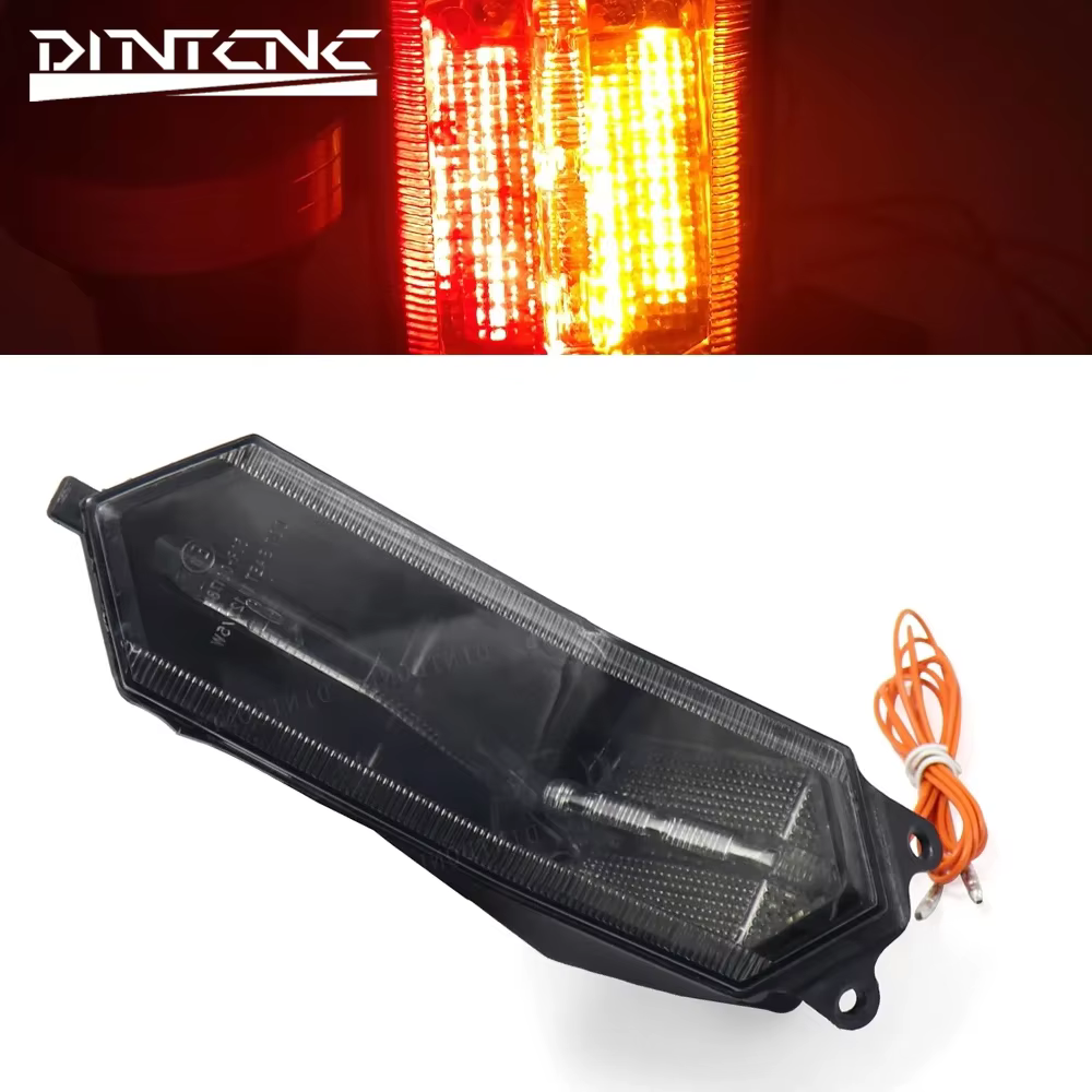 Tail Steering Brake Flicker LED Smoked Lamp For YAMAHA YZF-R7 2021-2022 Motorcycle Rear Signal Light YZFR7 YZF R7 Accessories