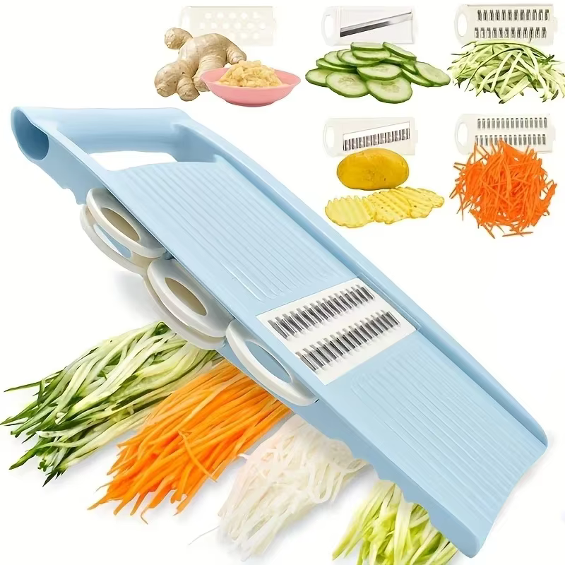 5 in 1 Multi-Functional Onion Chopper Vegetable Chopper Food Mandoline Slicer Veggie Dicer Cutter Chopper Kitchen