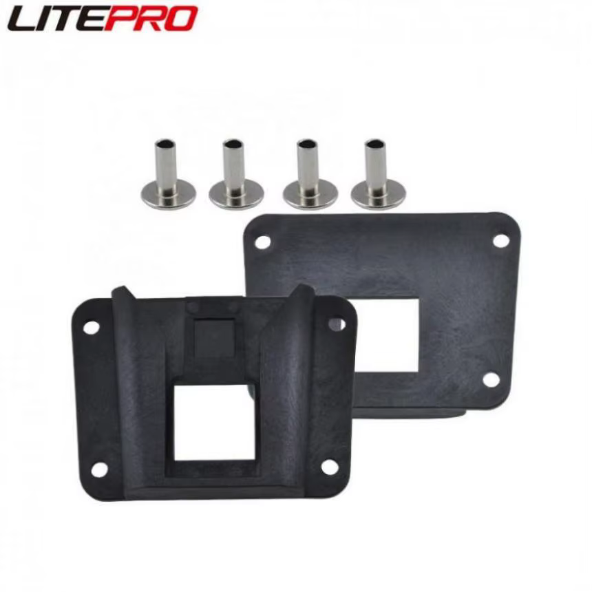 LP Litepro Hard Shell Storage Panniers Plastic Holder Buckle With Screws For Brompton Bicycle DIY Pig Nose Bag Adapter