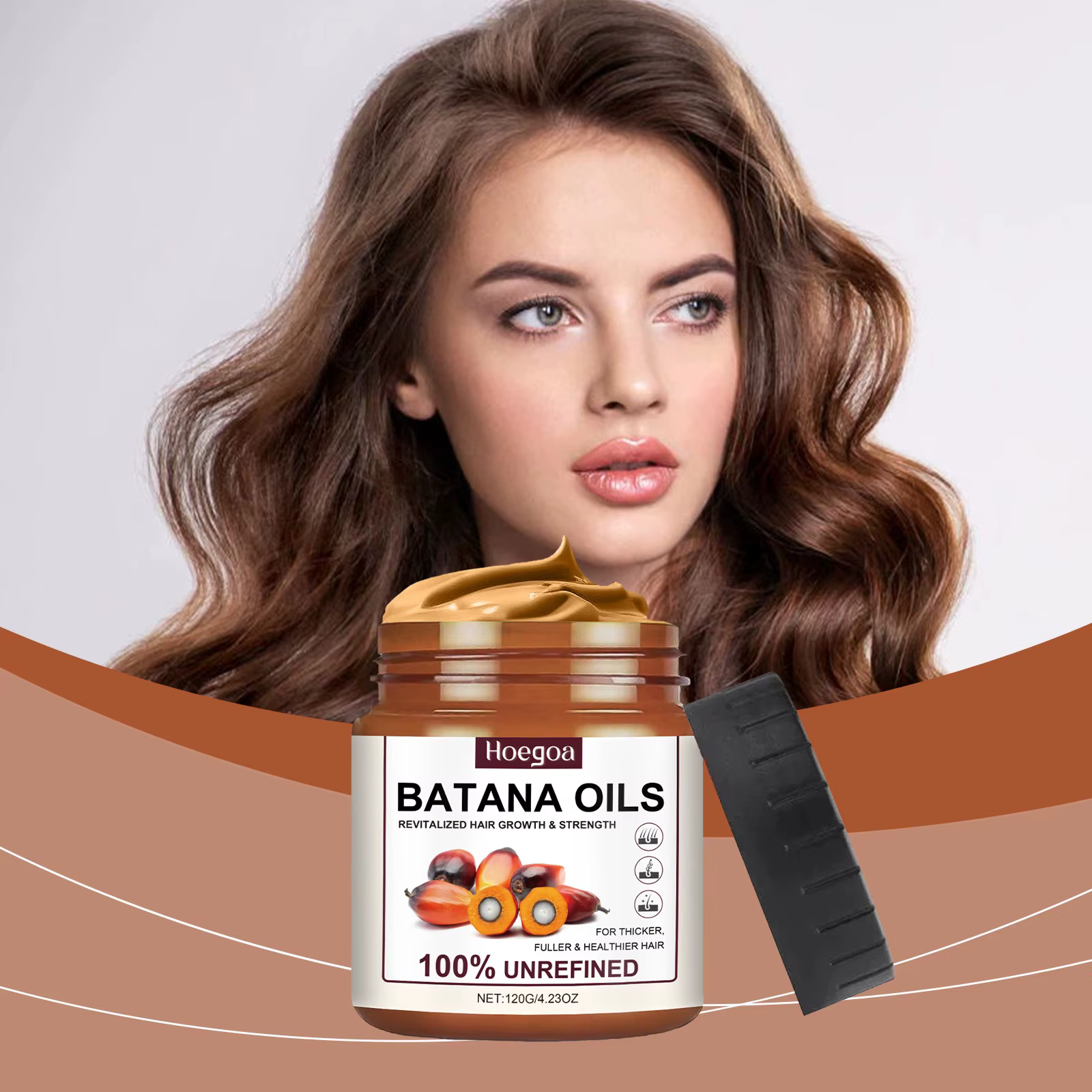 Natural Batana Oil Hair Conditioner Hair Treatment, Mask,Moisturizer For Root Health, Repair, And Thicker, Healthier Hair 120ml