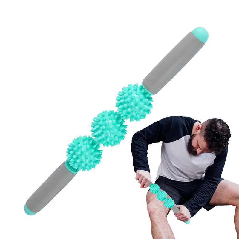 Muscle Relaxation Rod Roller Yoga Massage Stick Male And Female Spike Hedgehog Ball Massage Stick